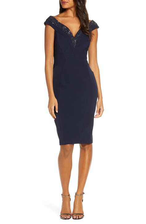 vince camuto navy dress|vince camuto formal dresses.